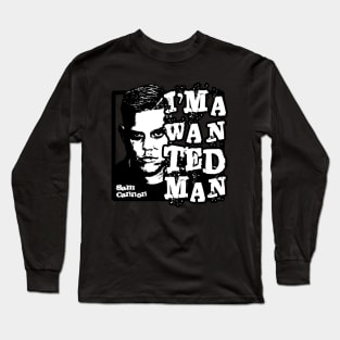 WANTED MAN - Sam Cannon - QWA Long Sleeve T-Shirt